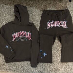 Supply & Demand Graphic Matching Sweatsuit